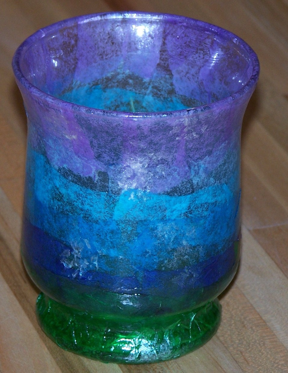 colorful candleholder
