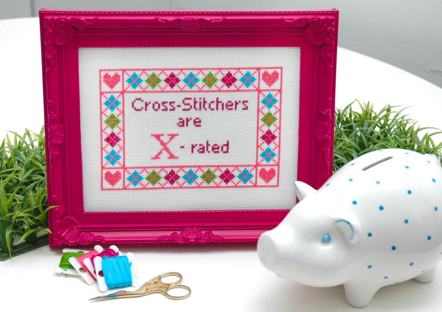 Cross Stitch Quote Pattern Instant Download