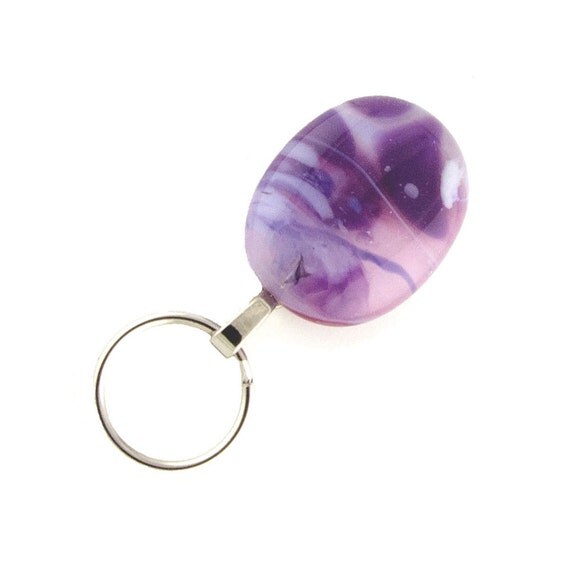 magnetic name badge holder - purple