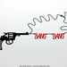 Bang Bang Gun Necklace - Laser Cut Necklace (C.A.B. Fayre Original Design)