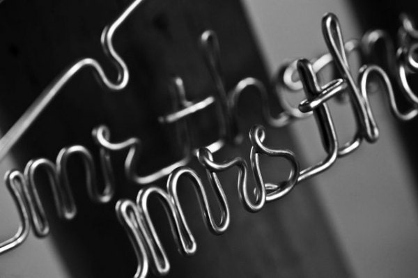 Personalized Hanger The Original Silver Lingerie, Custom Wedding Dress Hanger in Wire