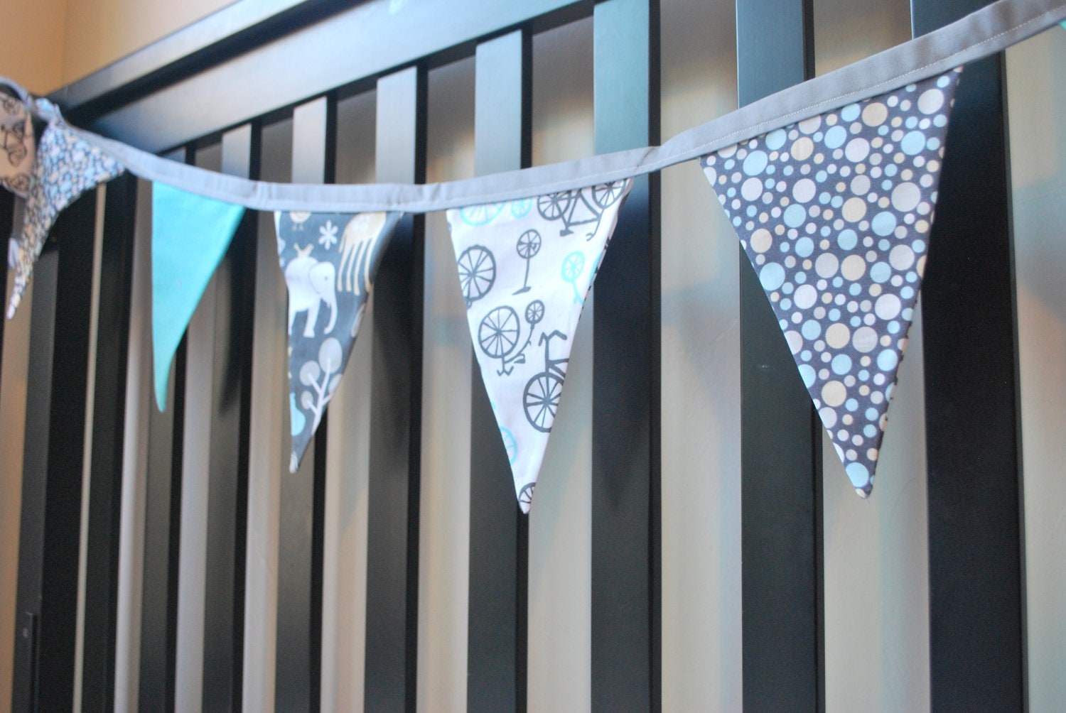 Nursery Fabric Banner-Blue Lagoon-READY TO SHIP