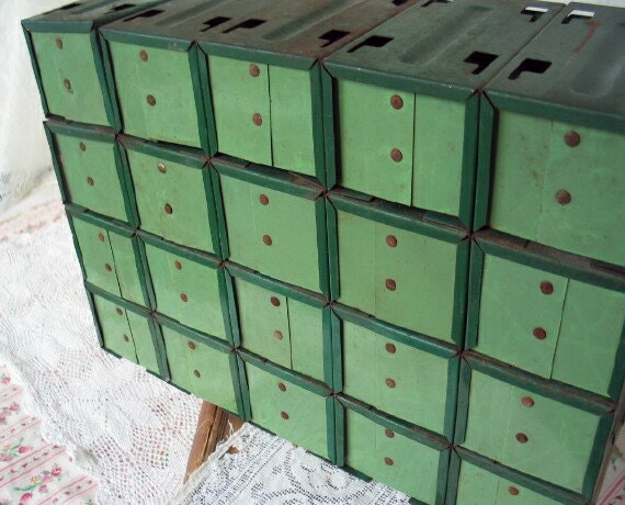 Vintage Tool Box Organize and Storage