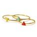 1 Tiny triangle ring- dainty ring- stackable ring- mini geometric ring