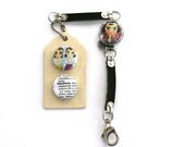 Magnetic Friendship Bracelet - Interchangeable BFF Jewelry - Black Leather Bracelet - ANY SIZE - Recycled by Polarity - Danielle Fraser