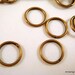 50 Antique Brass Soldered Closed Jump Rings 10mm 18 Gauge - 50 pc - 5840-5