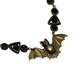 Steampunk goth  Jewelry - Necklace - Brass Bat - Designs Exclusively by CatherinetteRings