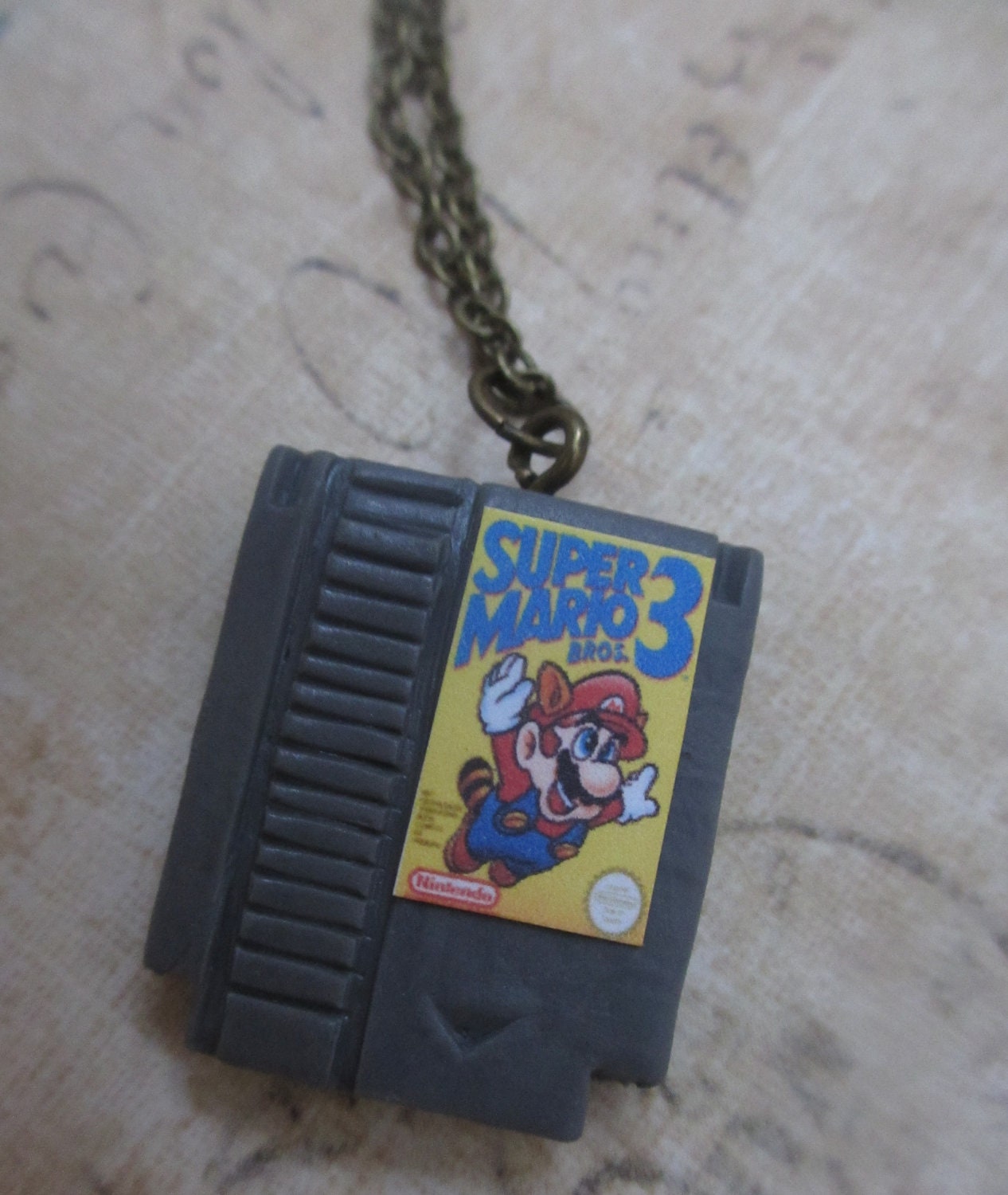 Nes Cartridge necklace -Customizeable