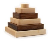 wooden toy sapling stacker small, stacking blocks eco-friendly kids toy