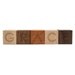 5 personalized wooden blocks, alphabet letter baby toys modern wood name blocks