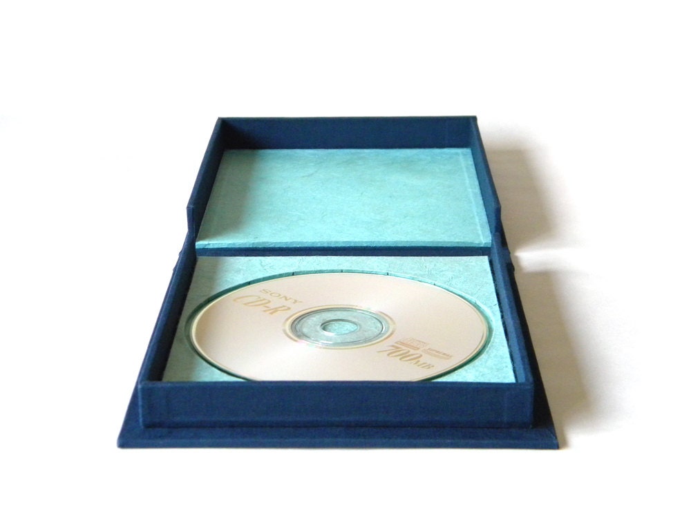 Handmade CD or DVD Case - Made to Order - Custom Colors - for Wedding, Photography, Music