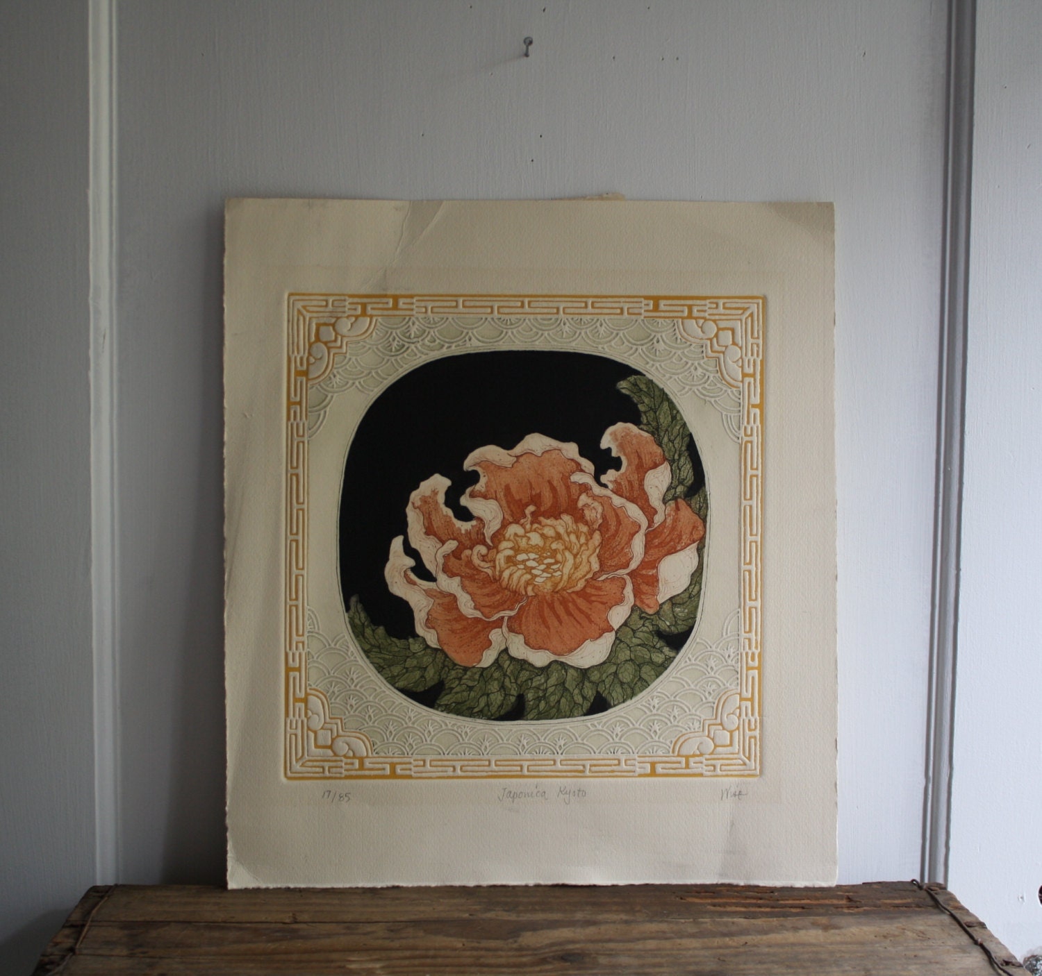 vintage japanese botanical print