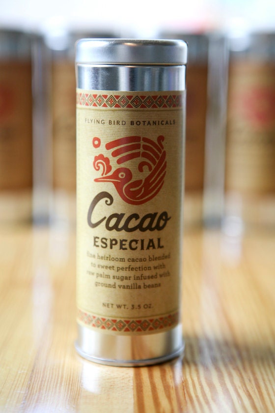 cacao especial...hot drinking chocolate made with 100% organic, natural fair trade ingredients