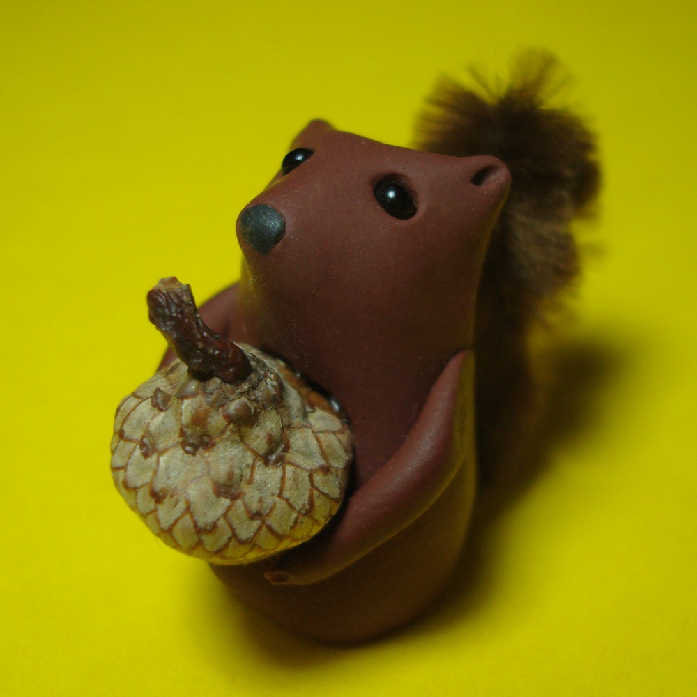 Happy Squirrel Sculpture