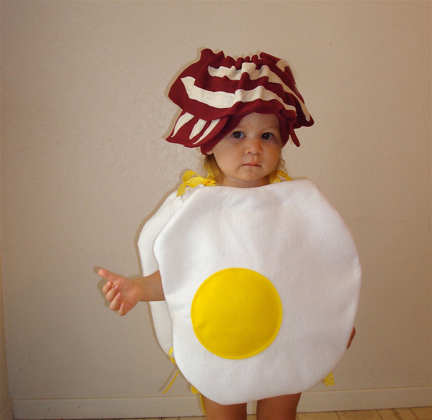 Baby Costume Toddler Costume Halloween Costume Egg With Bacon