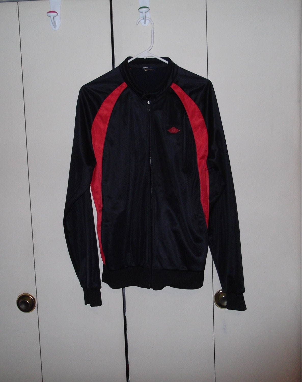 Vintage 1980s Air Jordan Nike track jacket blue tag large FREE US SHIPPING excellent condition