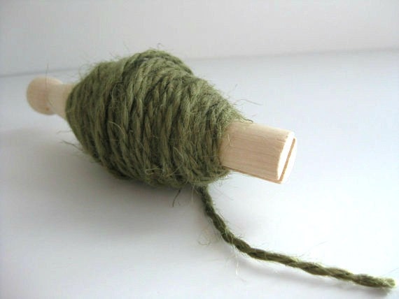 jute twine-moss green (10 yds)