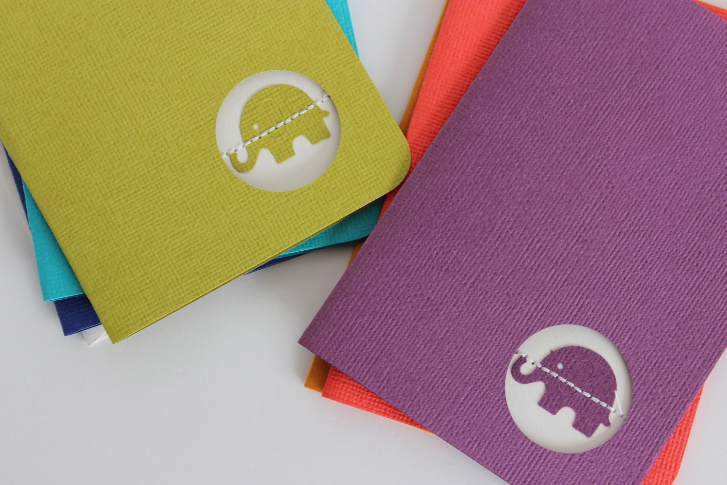 Bright Elephant 4bar Note Cards- Set of 6