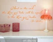 The love you make Beatles vinyl wall decal art quote home decor