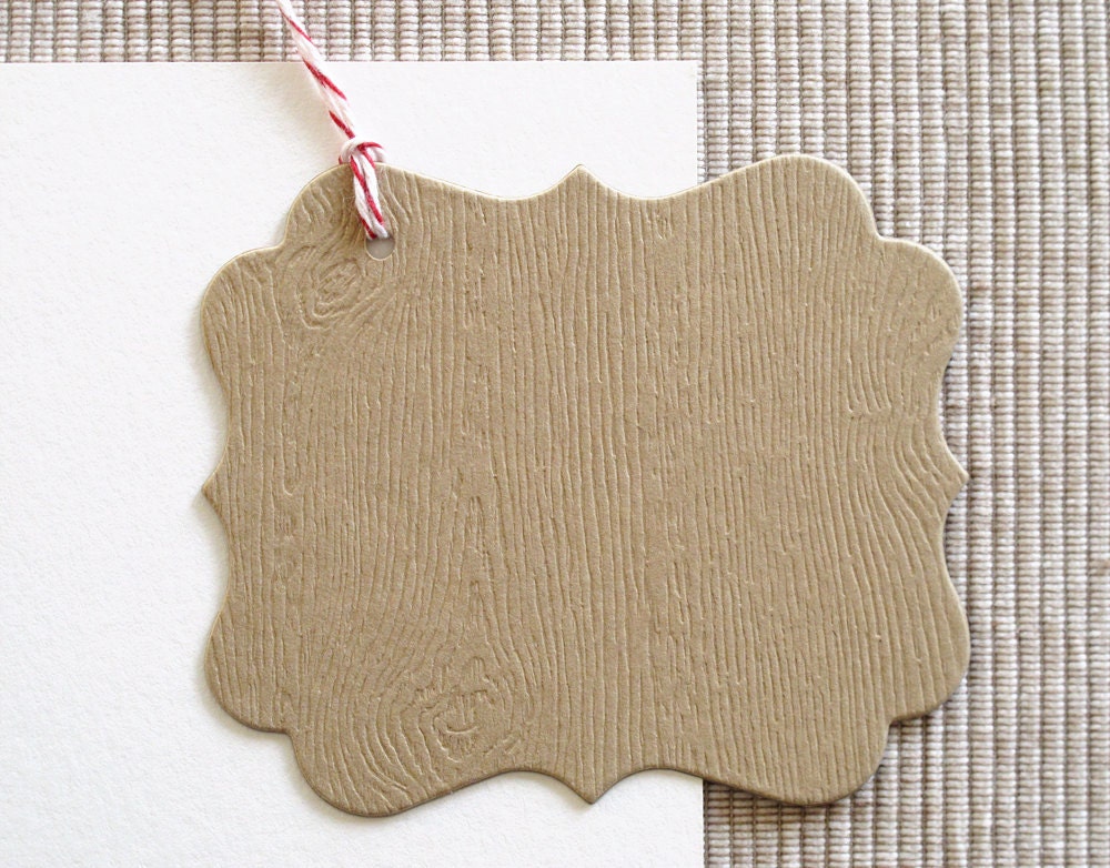 8 Gift Tags - Kraft Gift Tags - Set of 8