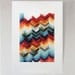 Chevron Multicolour - large print