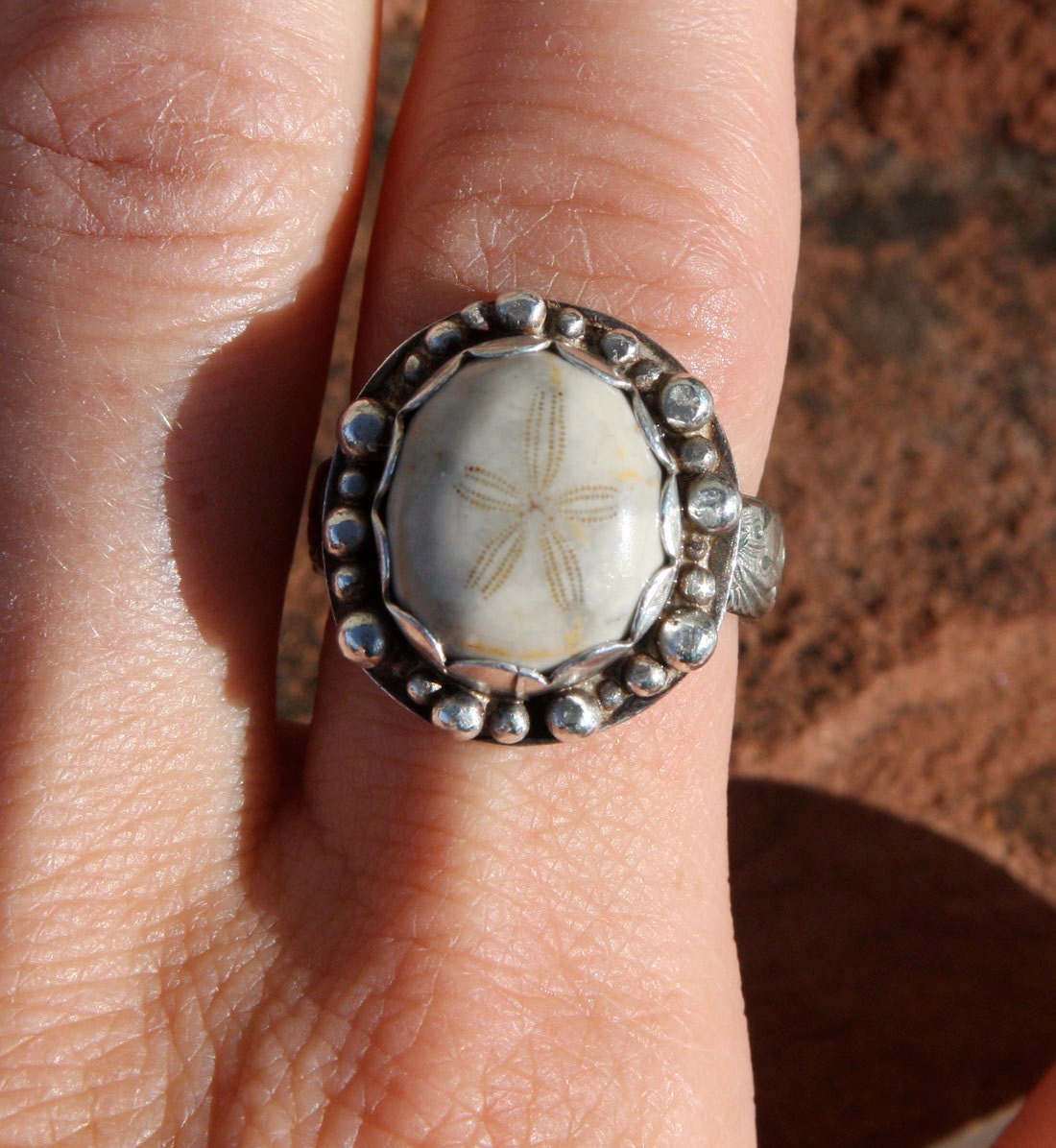 Sea Stars and Pebbles Ring Size 6.5
