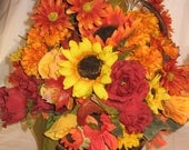 Fall / Halloween / Thanksgiving Table Basket Centerpiece