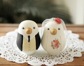 Cake Topper - Wedding Cake Topper - Medium Love birds