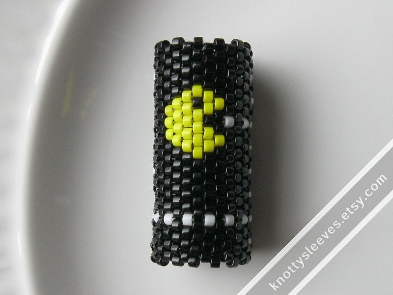 Pac-Man Peyote Stitch Dread Sleeve Cuff Bead