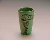 Man Of War Mini Cup, Pottery Handmade