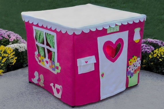 Double Delight Card Table Playhouse, Personalized, Custom Order