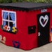 Red Double Delight Playhouse, Fits Card Table, Personalized, Custom Order, As Seen on The Today Show