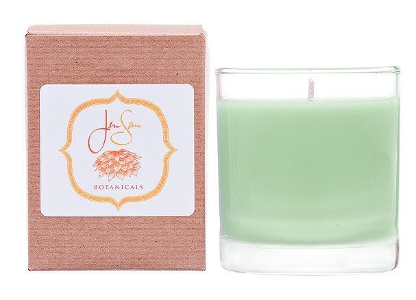 Handmade Minty Eucalyptus Scented Soy Candle, 11 oz Tumbler - 312 Grams