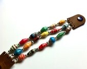 MADE TO ORDER Custom Paper Bead Bracelet