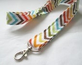 Chevron Badge ID Key Lanyard