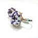 Berry Donut Clip on Earrings
