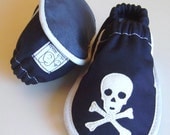 Navy Pirate Slip-on Shoes - Etsy booties, slippers
