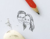 Custom / couple portrait / sketch
