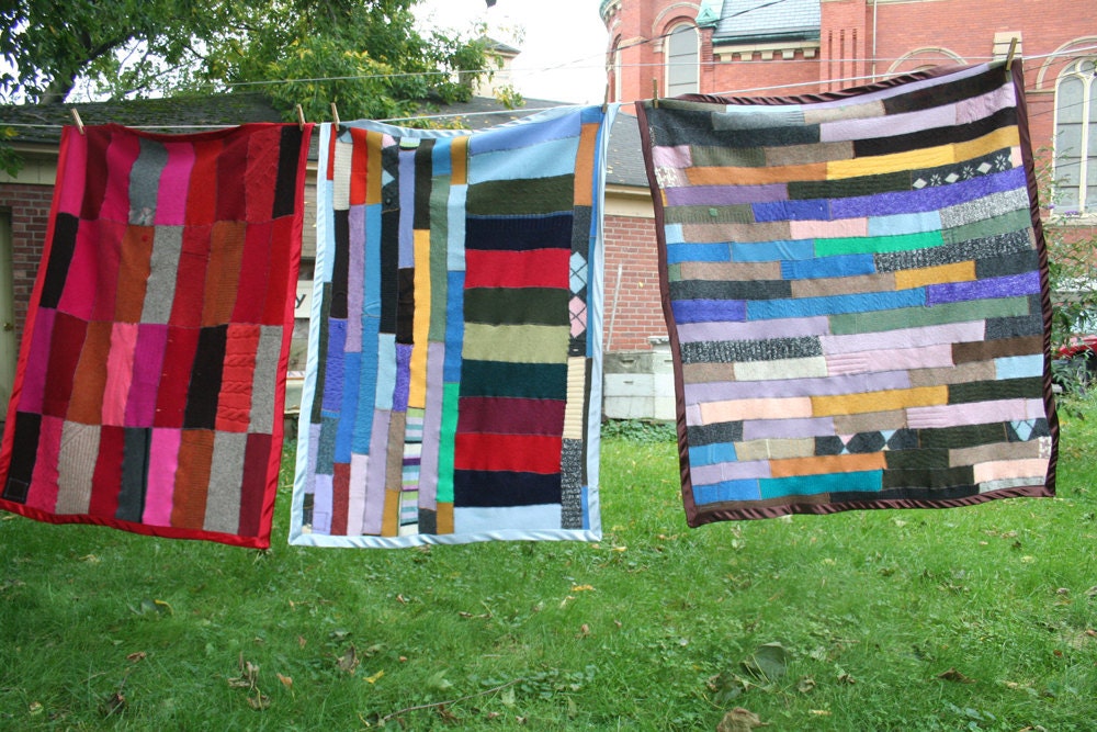 Waterbaby - Recycled Wool and Cashmere Crib/Lap Blanket