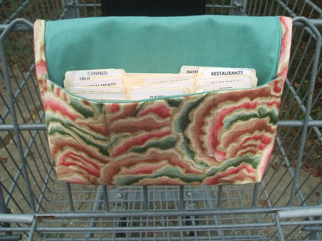 Coupon Organizer Wallet Southwestern Watercolor Fabric