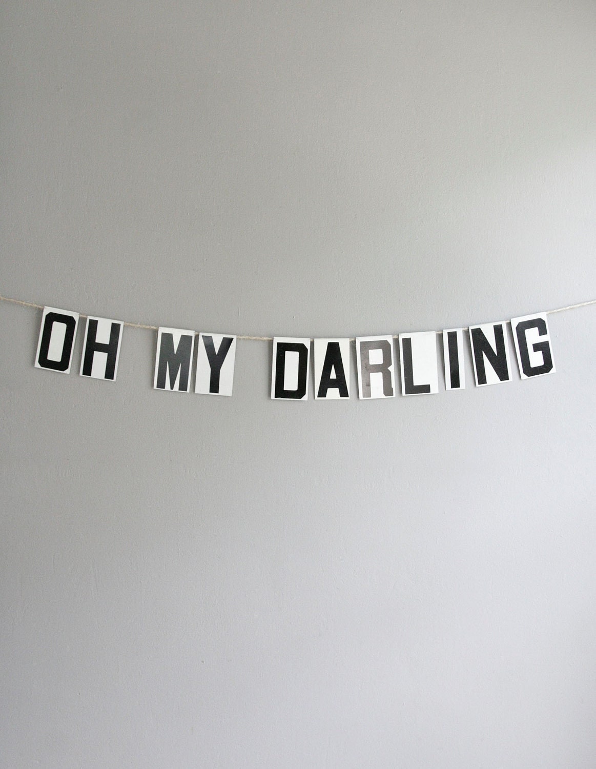 oh my darling / vintage modern bunting