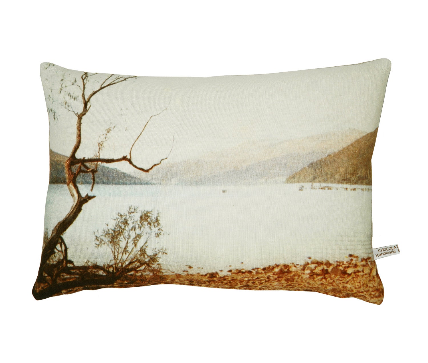 Blue Lake English Romantic cushion