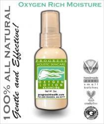 All Natural Oxygen Clarifying Acne Facial Moisturizer Lotion with Tea Tree/Neem Oil  Vegan Organic  Skin Care