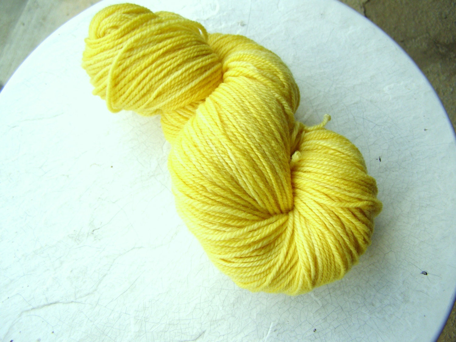 snapdragon worsted - yellow