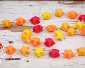 Autumn Garland - Fall Colored Lucky Stars