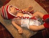 SHIPS TODAY-Earflap Beanie & Little Loafers - 0-6 months - Custom Colors Available