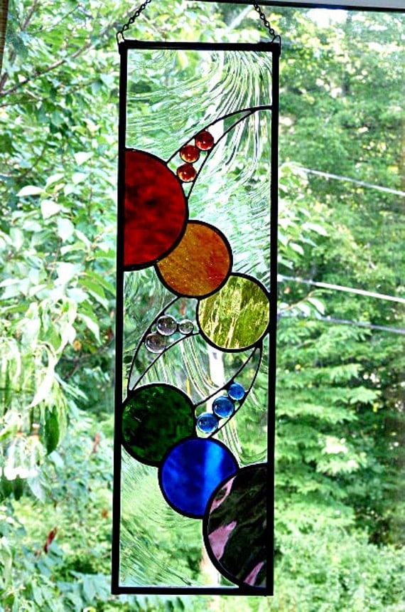 The Other Side other Rainbow Stained Glass Suncatcher