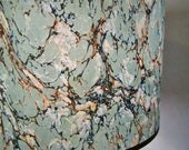 French marbled paper lamp shade