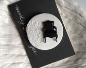 Louis Chair Porcelain Brooch