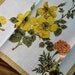 Unused Vintage Towel - Pansies, Morning Glory, Wild Roses